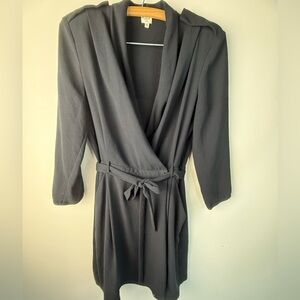 Wilfred Black Wrap Dress